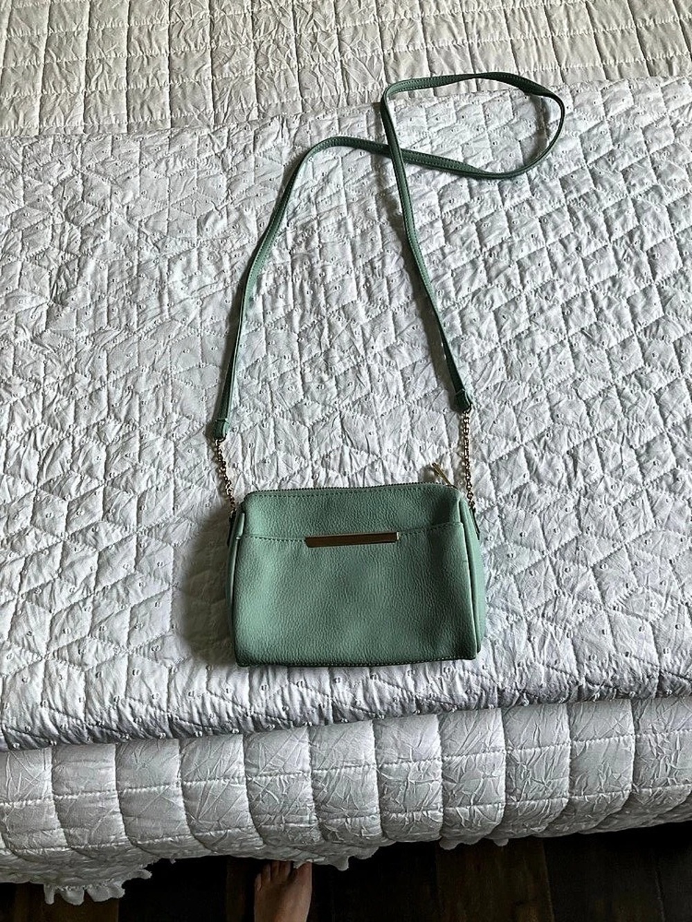 Green Crossbody Bag Like New
